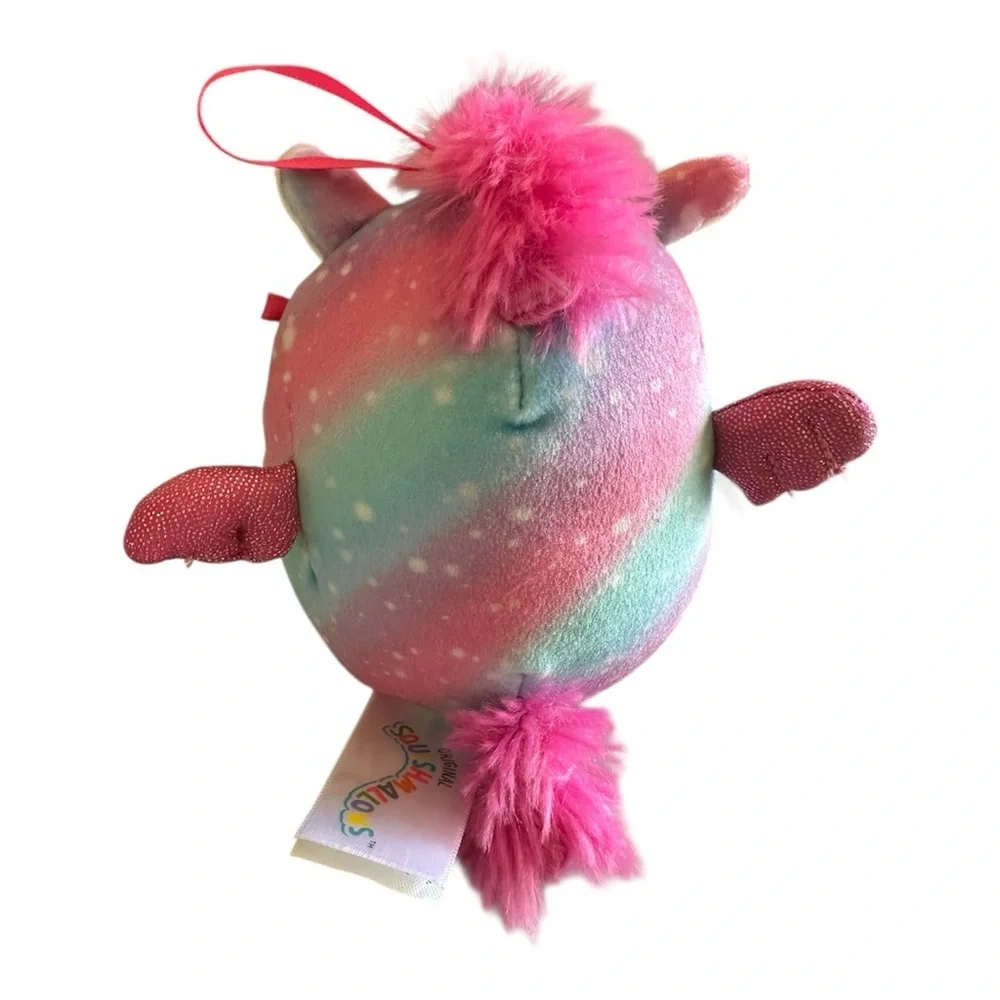 Squishmallows Rainbow Unicorn Bag Charm